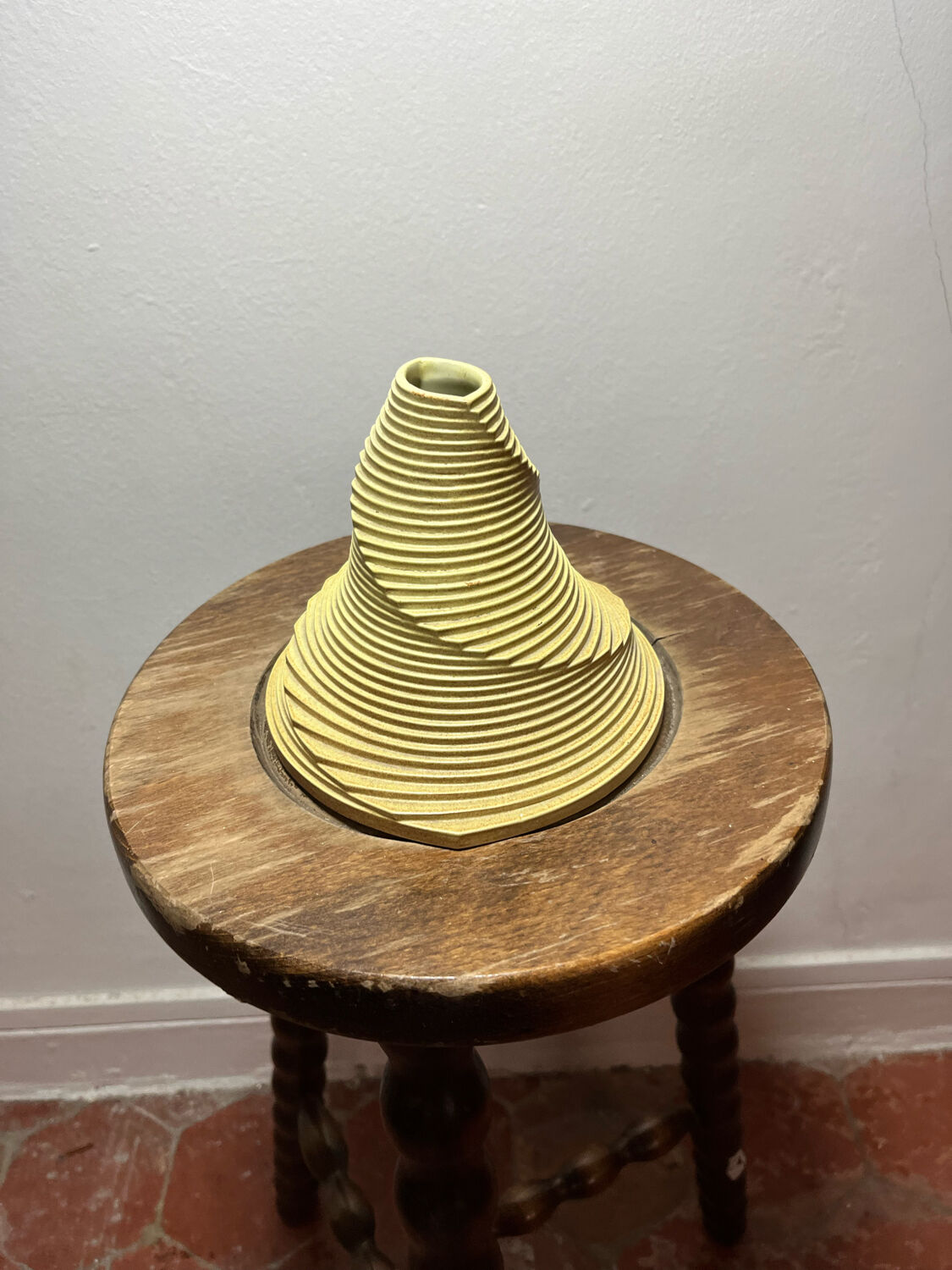 Geometric ceramic vase  70s