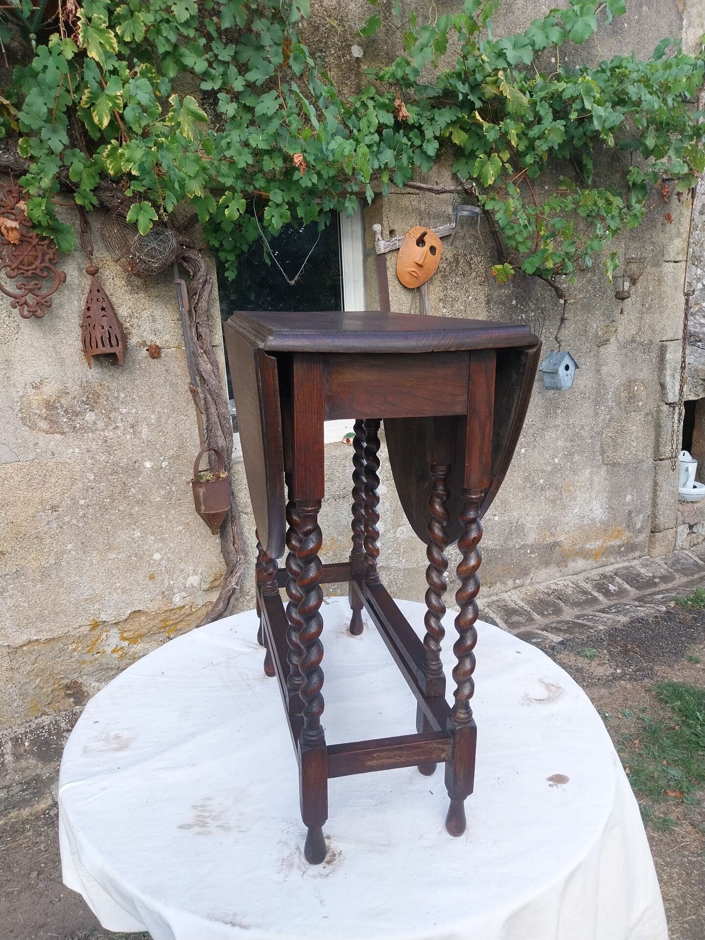 Table pliante en chêne 