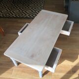 Table basse esprit shabby