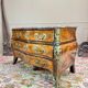 Commode tombeau En Marqueterie D’époque Régence Louis XV XVIII Eme Siècle