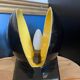 Glazed Earthenware Ball Lamp - Longwy Enamels - "Pierrot at the" Decor