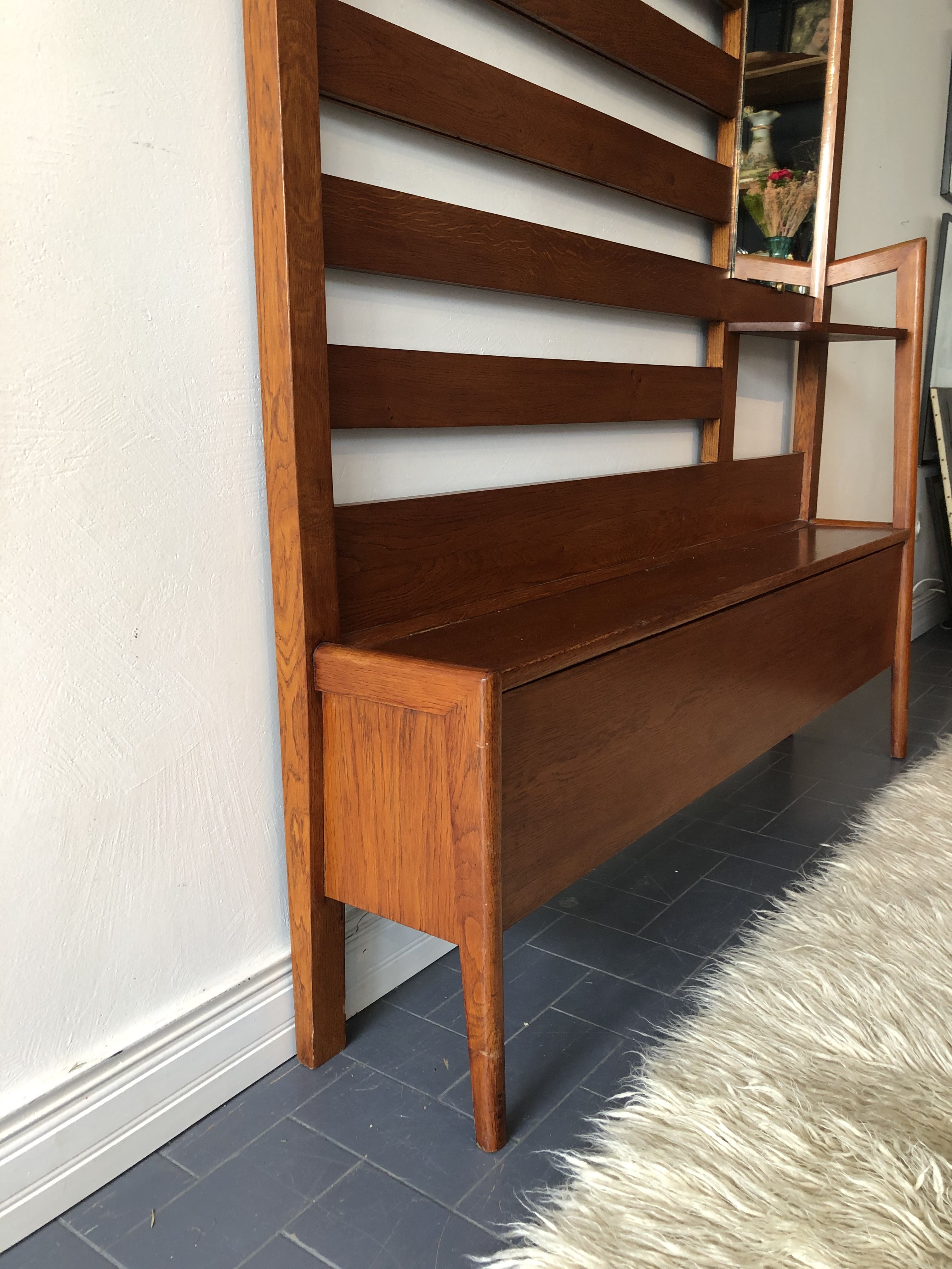 Vestiaire style scandinave, meuble d’entrée vintage