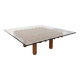 Vintage Italian square coffee table Kyoto by Gianfranco Frattini for Knoll