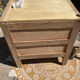 Parisian buffet (jam cupboard) in raw beech / drawer.