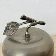 Vintage apple shaped trinket box , 1970s