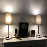 Lampe en fer forgé des années 50 - 60