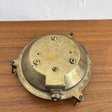 Marine decorative wall light in solid brass