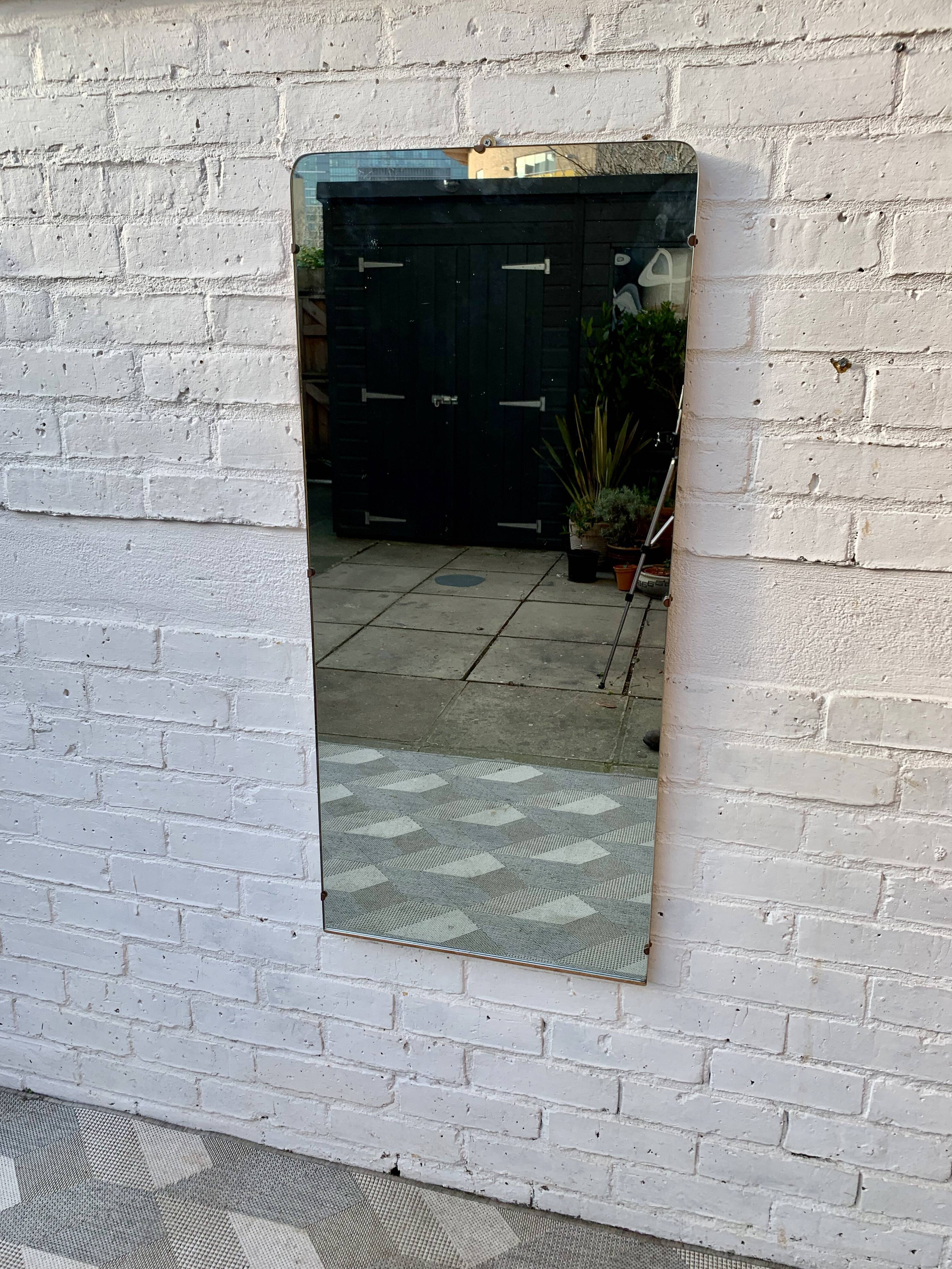 Vintage dressing wall mirror, 46x105cm