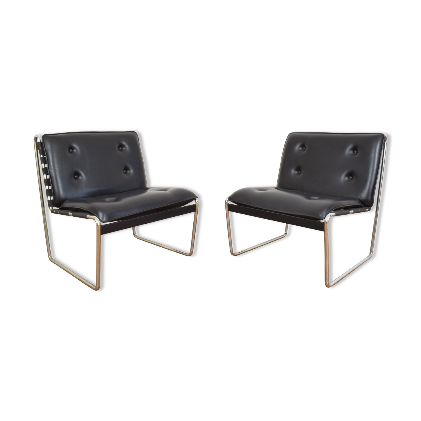 Mid-century german lounge chairs, 1970