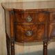 English buffet George III from around 1780 in restored flame wood.