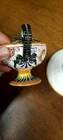 Small Cup and Saucer Majolica Fantechi Sesto Fiorentino Antique