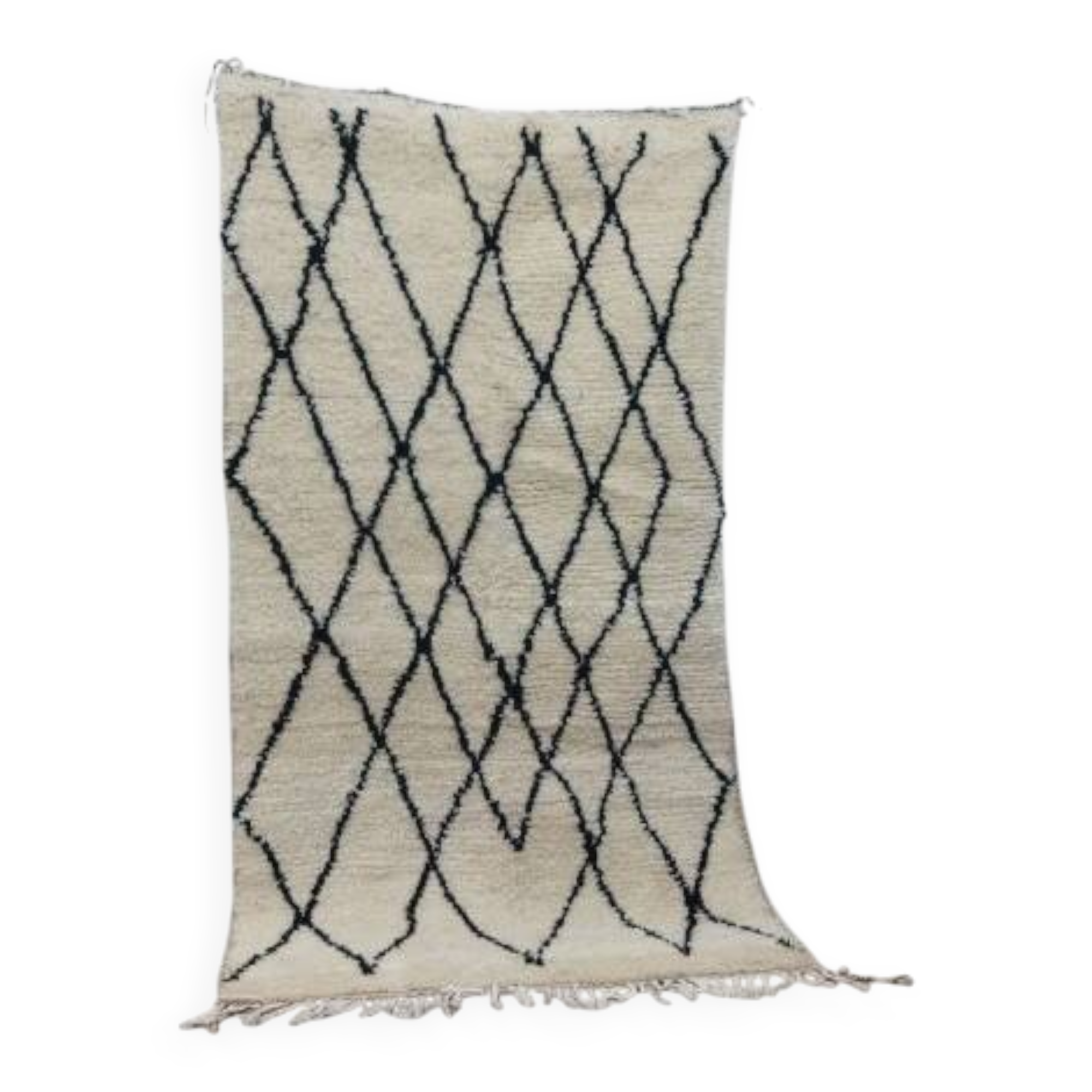 Azilal Berber rug in handmade wool 200 X 113 CM