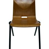 Chaise de salle à manger vintage industrielle Pagwood de Woodmar Design des années 70