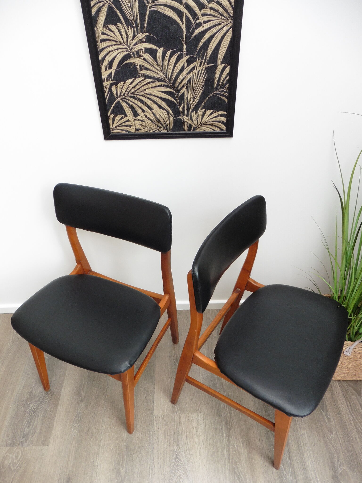 Pair of scandinavian style chairs