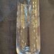 6 engraved crystal champagne flutes (floral) 1920