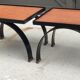 Paire de petites tables design