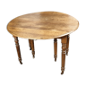 Table 6 feet louis Philippe on wooden wheels