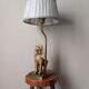 Thai Singha lion foo dog bedside lamp