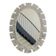 Large Oval Ice mirror by Egon Hillebrand 1970s