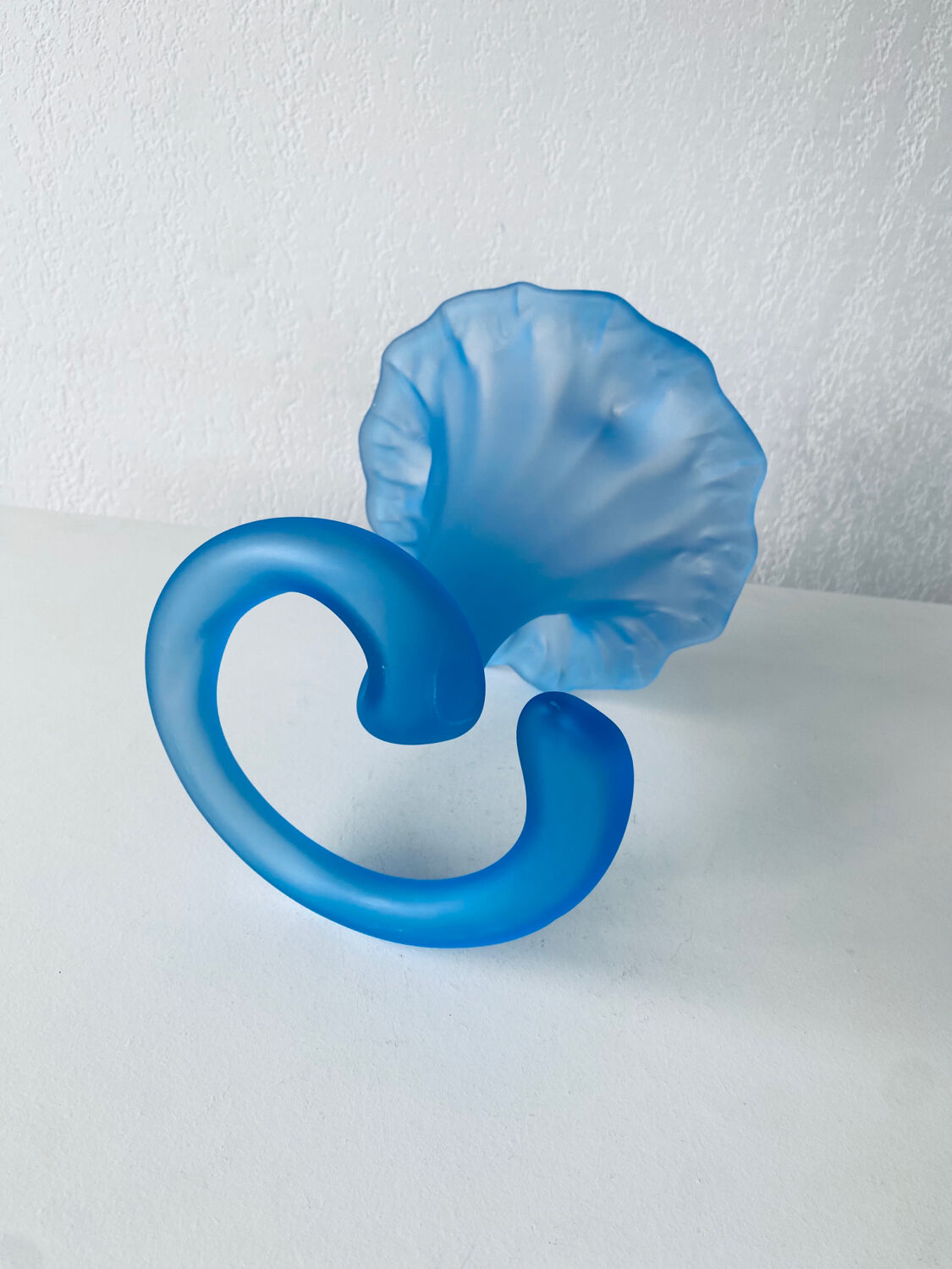 Large tulip vase or corolla in Murano glass