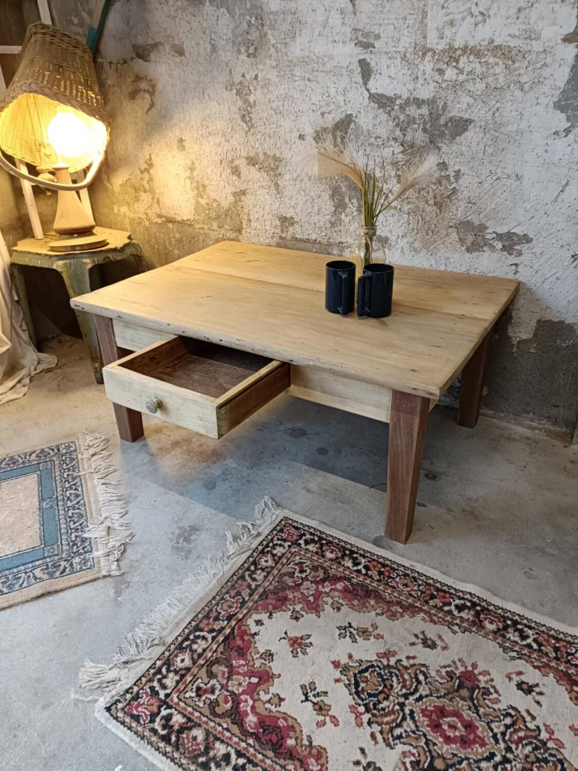 Table basse de ferme