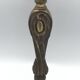 Old gilded bronze lamp base with Louis XV style rocaille decoration