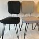 Quatre chaises vintage pied Eiffel