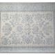 Handknotted Light Blue Rug Cream Oversize Floral Zeigler Carpet Home Interi
