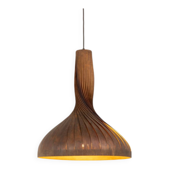 Large pine pendant light by Hans-Agne Jakobsson for Ellysett Markaryd (Sweden)
