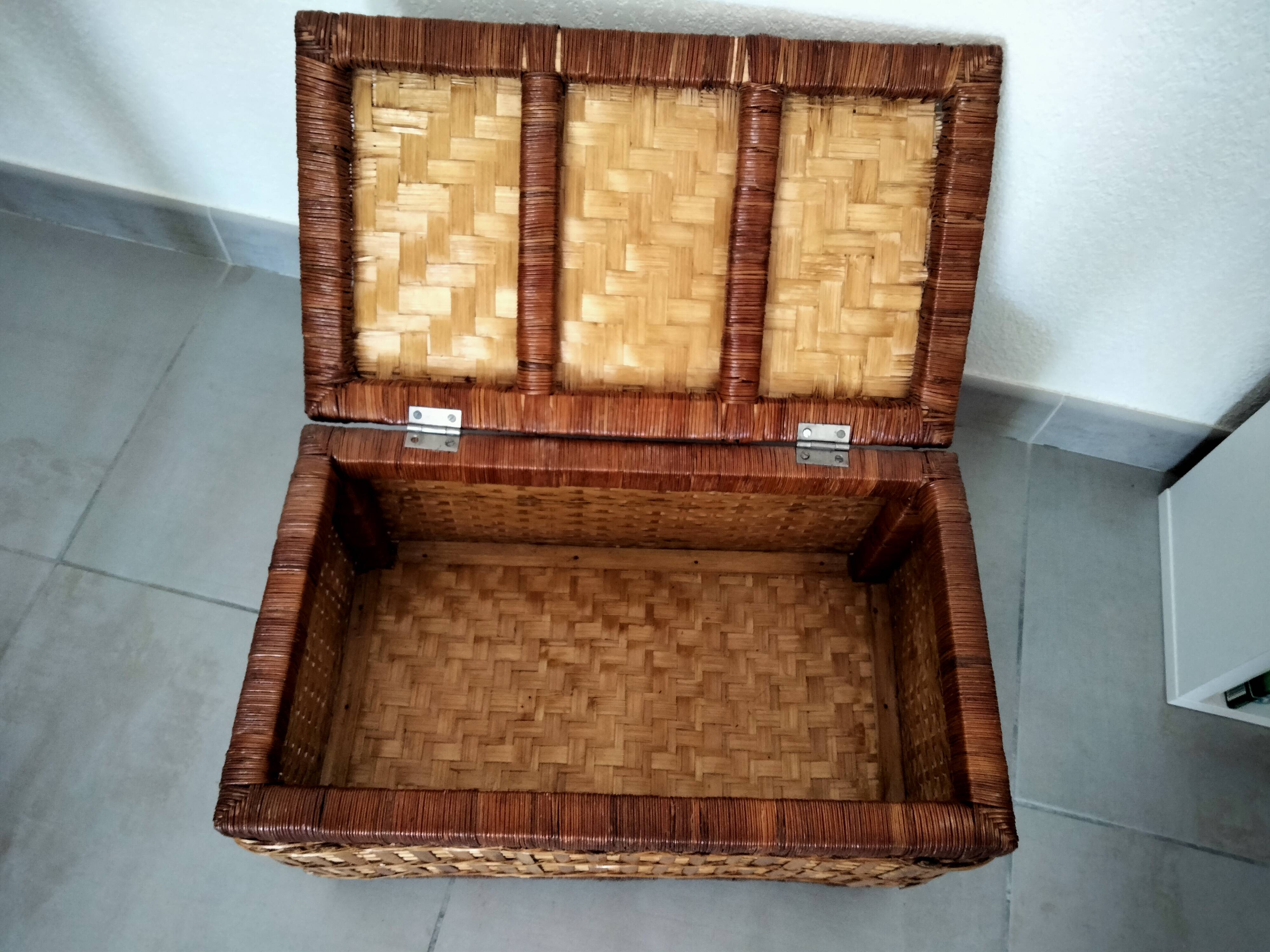 Rattan chest