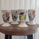 Tasses-Mazagrans X 4 en grès émaillé années 70