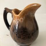 Small Stoneware Pitcher from Pierrefonds, 1960s, France