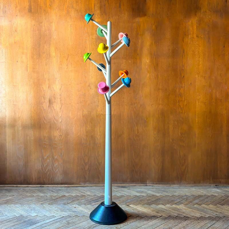 Coat rack by Ugo Nespolo, Italy 1980s