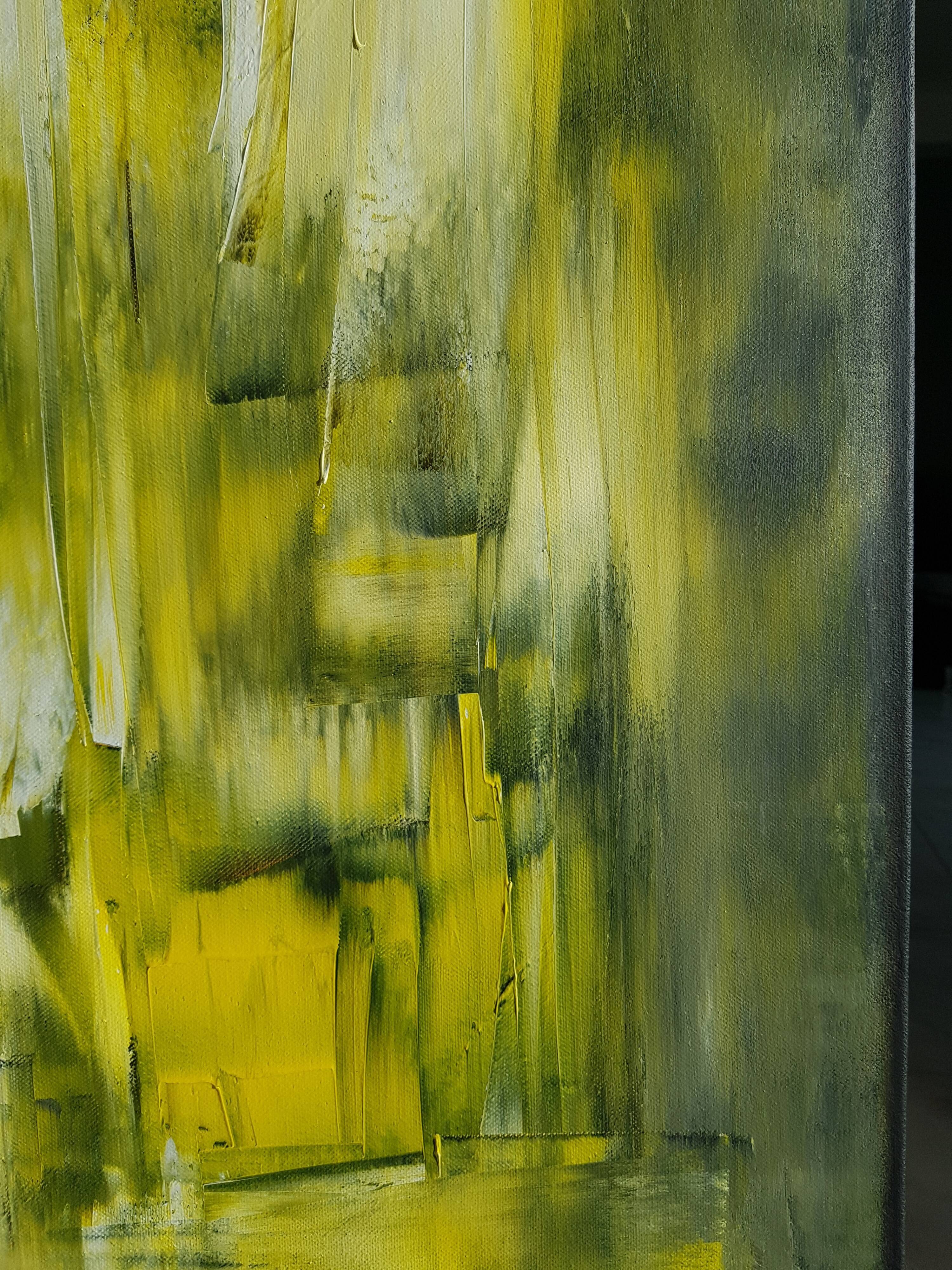 Abstract painting "yellowstone"