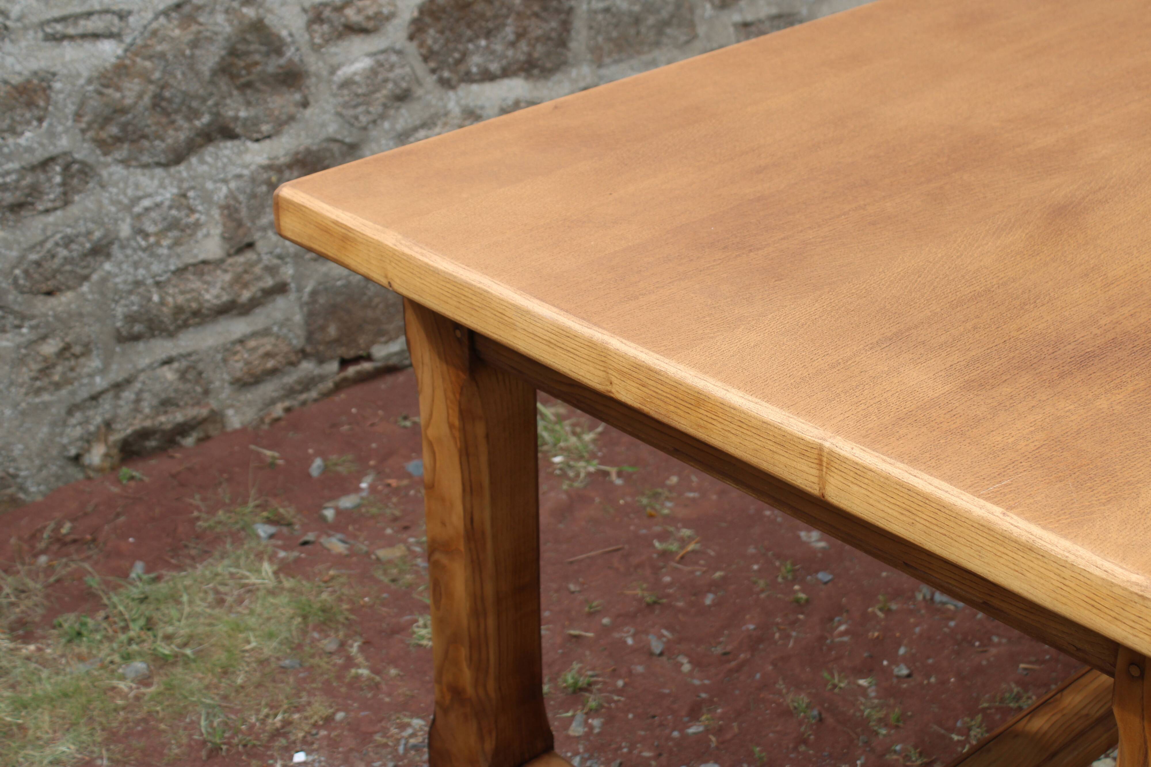 Large extendable farmhouse table 200 to 300 cm – 12/14 people