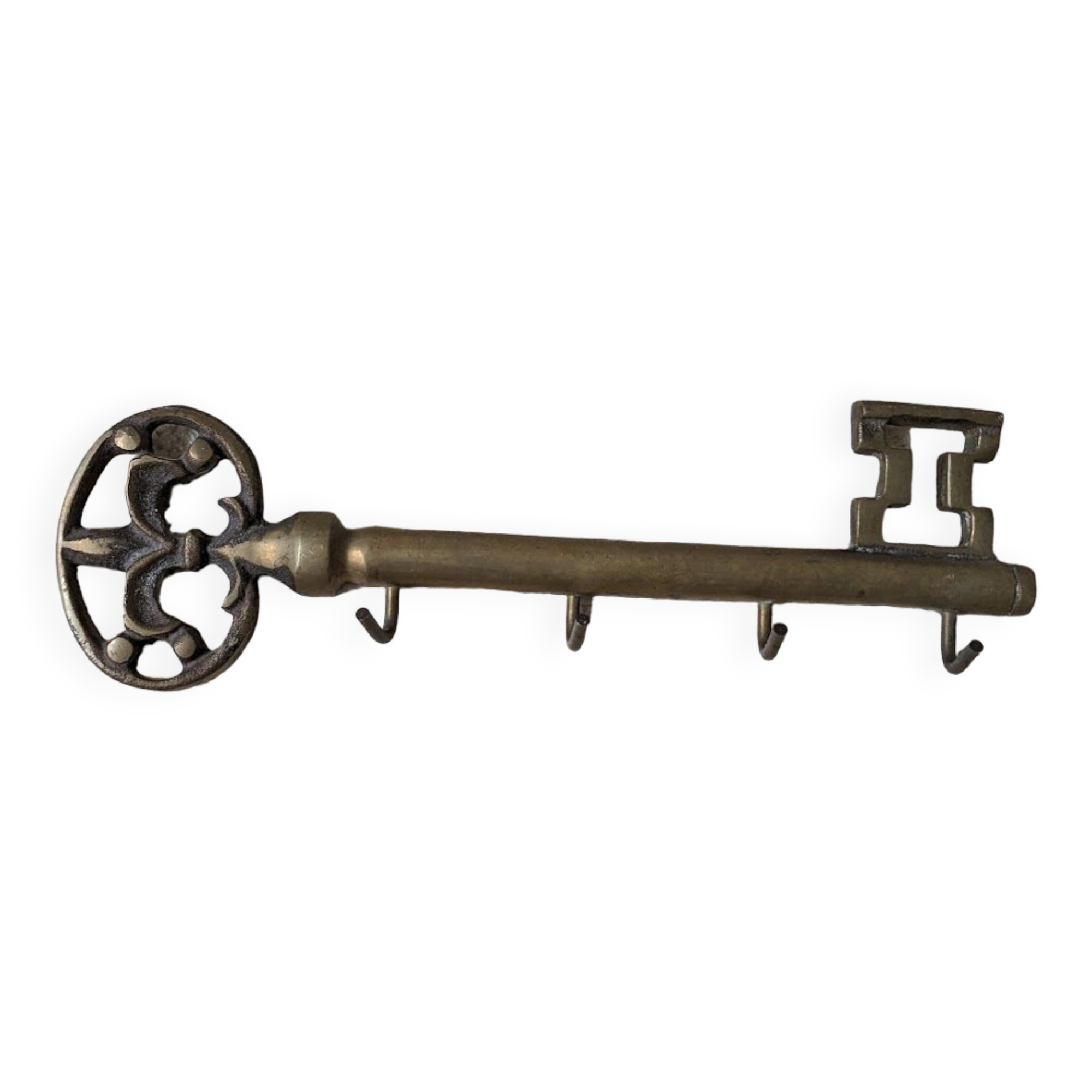Brass keychain