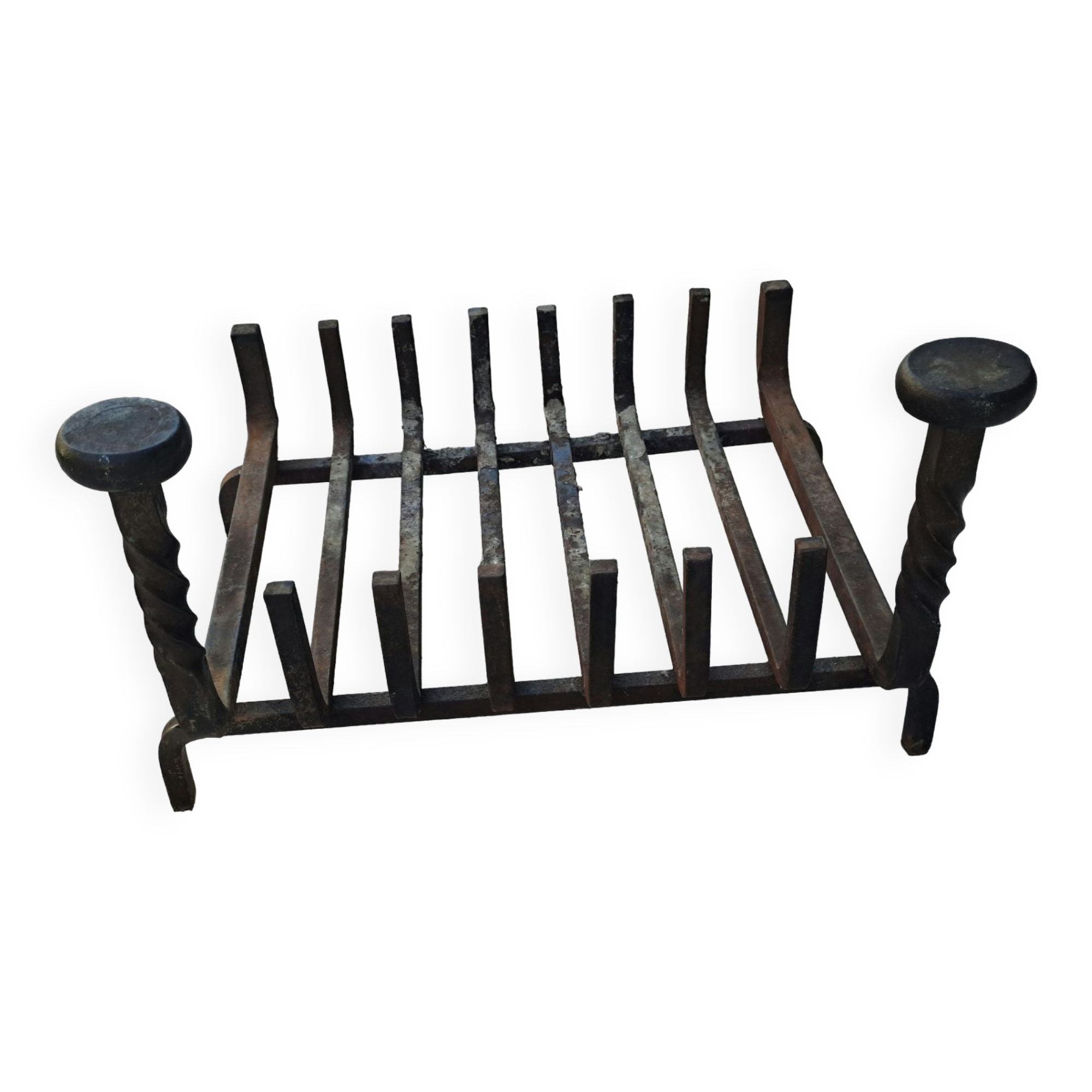 Cast iron log holder