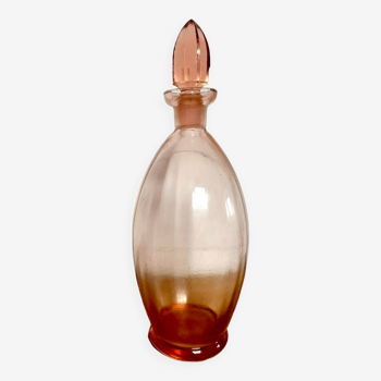 Old Rosaline glass bottle