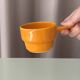 Set of 8 Vintage Stackable Ceramic Coffee Cups with Handles – 1970s