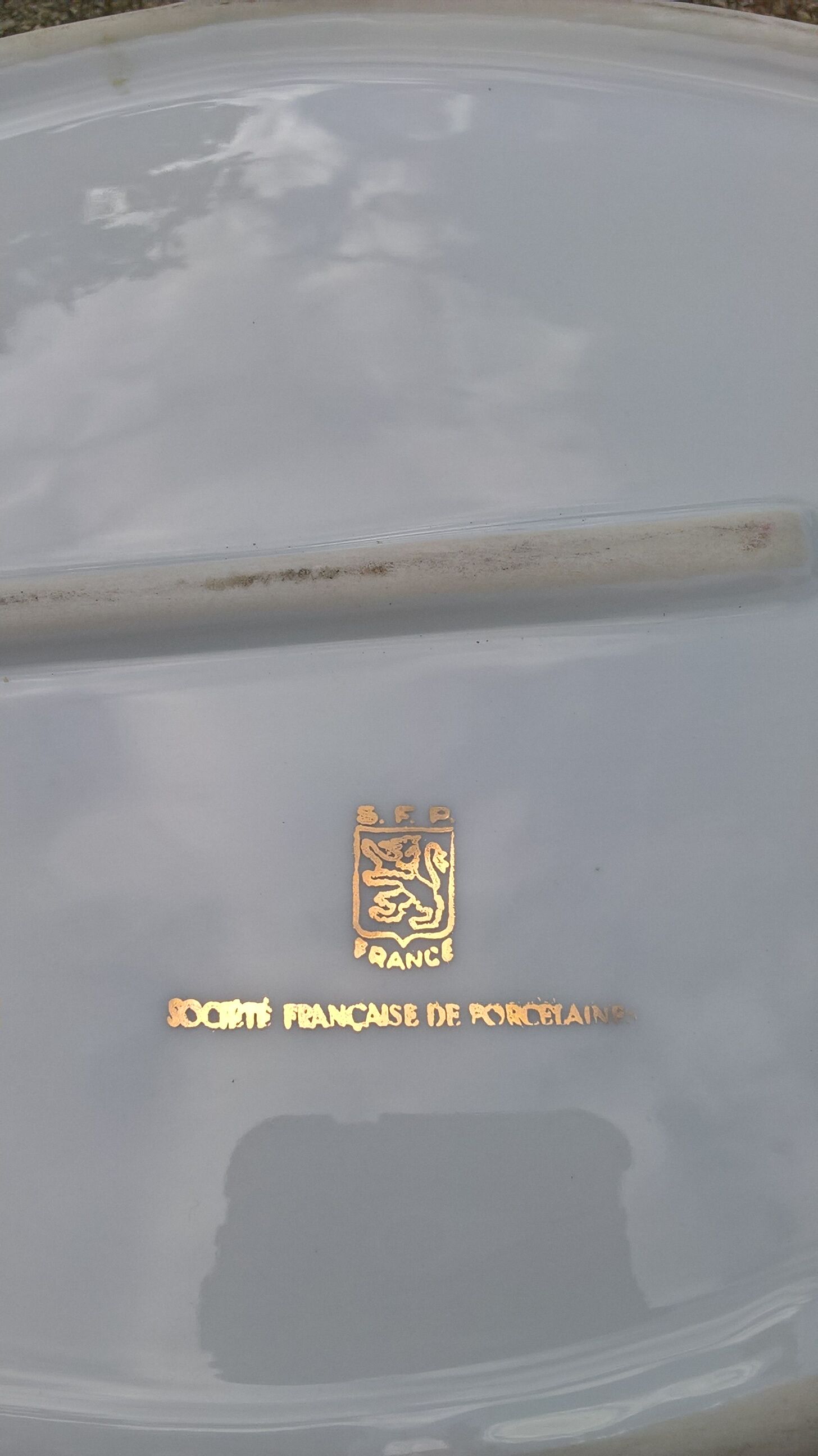 Porcelain serving dish S.F.P. French Porcelain Company