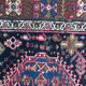 Tapis ancien persan couloir fait main 100x375 cm