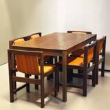 Dining Set from the Mid-20th Century – Table with 6 Chairs (1970s)
