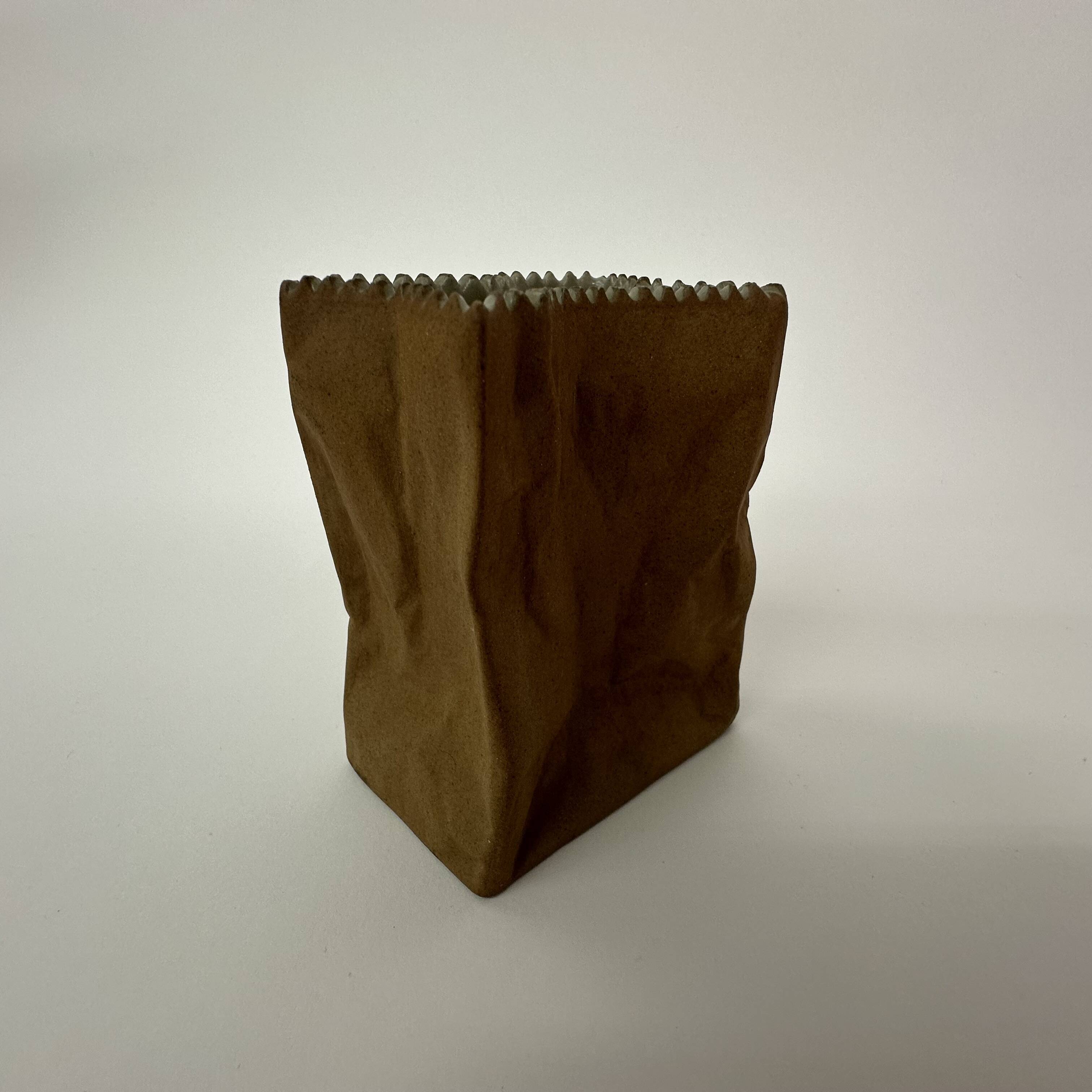 Rosenthal Paper bag vase by Tapio Wirkkala , 1970’s