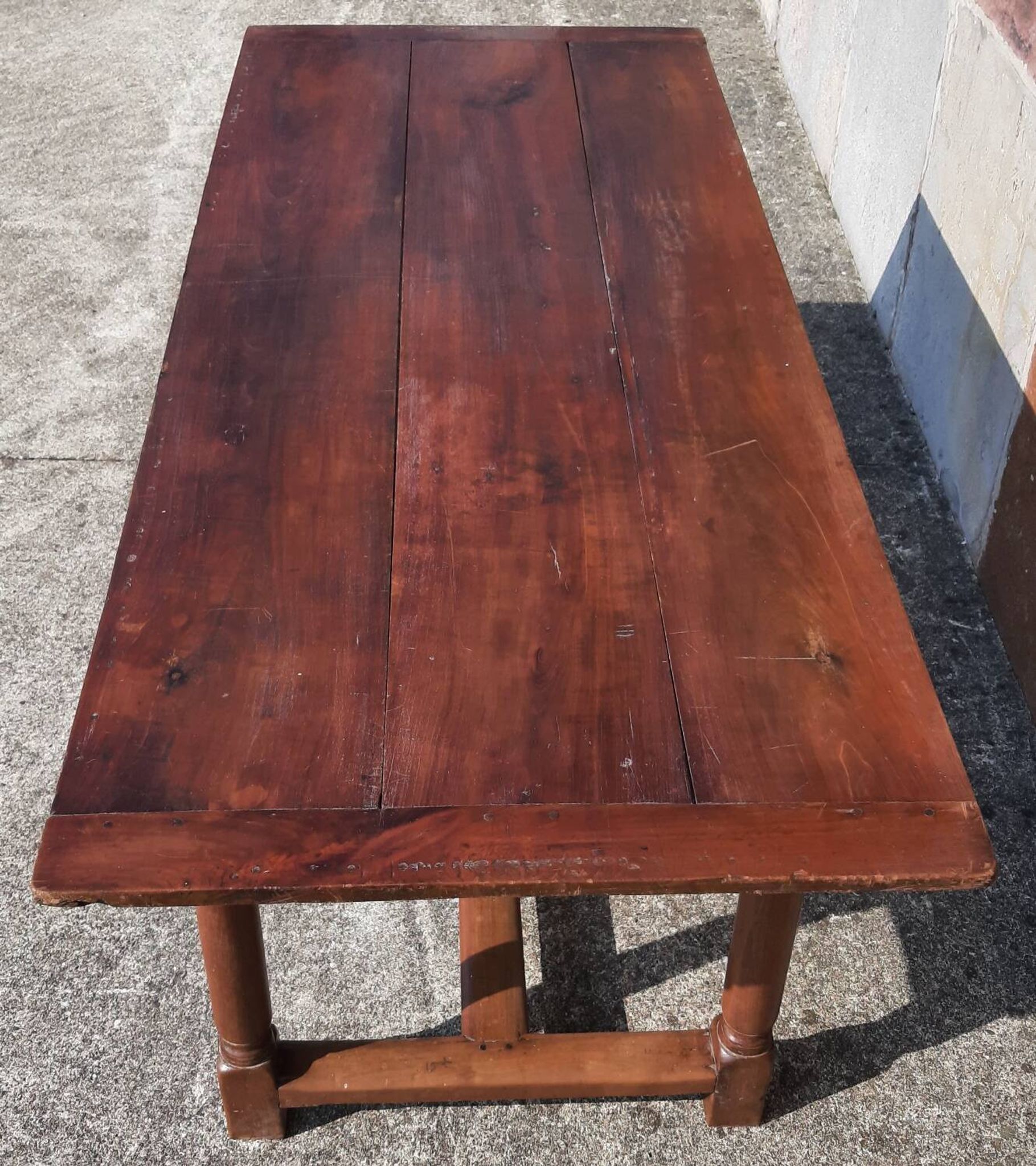 Table de ferme ancienne (175 x 71 cm.)
