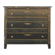 Commode en bois laqué noir