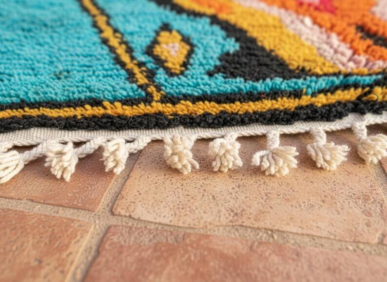 Tapis bérbere rare artisanal 200cmx300cm