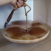 Plateau à fromage et son couteau