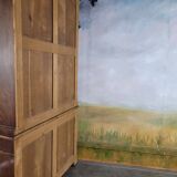 Louis Philippe walnut bookcase