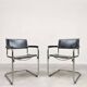 Chaises à repas design vintage S34 Mart Stam Thonet 1970