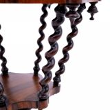 Inlaid table, France, circa 1880. After renovation.